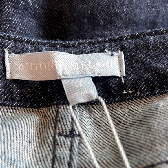ANTONIO MELANI Dark Blue Flare Jeans - Picture 2 of 8